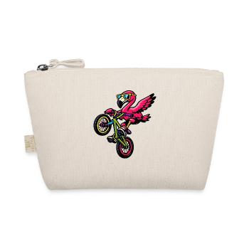 Flamingo BMX Neon Colors Ride - Organic Pouch - nature - Front