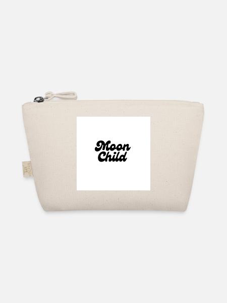 Moon Child Celestial Script - Organic Pouch - nature