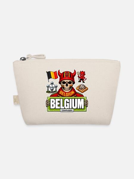 SkullCostume World Edition: Belgien - Bio-Täschchen - Natur