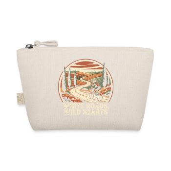 White Roads Wild Hearts Gravel Tee - Organic Pouch - nature - Front