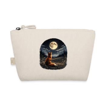 Moonlight fox in the night forest - Organic Pouch - nature - Front