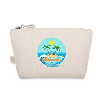 Summer Vibes Tropical Island - Organic Pouch - nature - Front