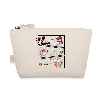 Sushi Gang Comicfiguren - Bio-Täschchen - Natur - Vorne