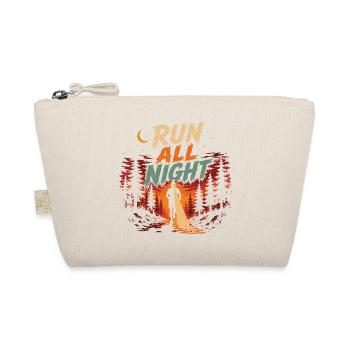 Trailrunning – Lauf die ganze Nacht - Bio-Täschchen - Natur - Vorne