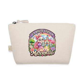 Lapin Mignon Rentrée Scolaire Maternelle - Trousse biologique - nature - Devant