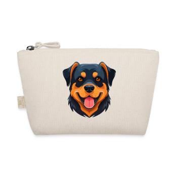 Rottweiler (comic portrait) - Organic Pouch - nature - Front