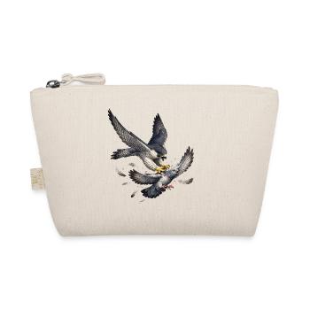 Peregrine falcon catches pigeon - Organic Pouch - nature - Front