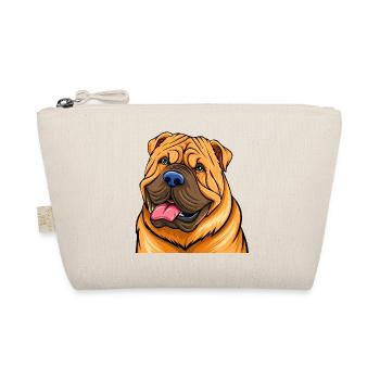Shar-Pei (Comic Portrait) - Organic Pouch - nature - Front