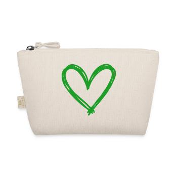 Heart - Organic Pouch - nature - Front