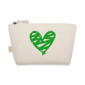 Heart - Organic Pouch - nature - Front
