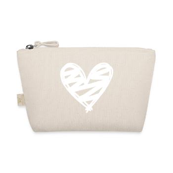 Heart - Organic Pouch - nature - Front