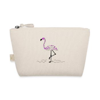Flamingo-Mosaik - Bio-Täschchen - Natur - Vorne