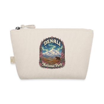 Denali National Park USA Alaska Wandern Vintage - Bio-Täschchen - Natur - Vorne