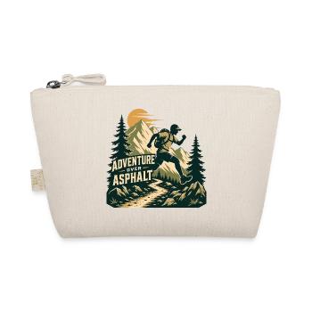 Trail Running - Adventure Over Asphalt - Organic Pouch - nature - Front