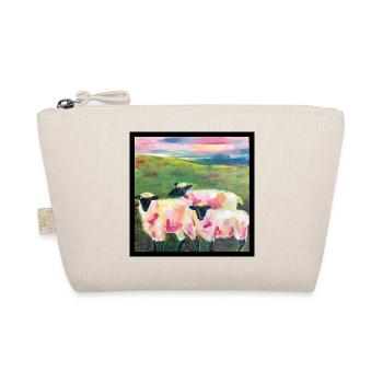 moutons sur la digue noire - Trousse biologique - nature - Devant