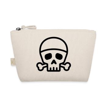 tête de mort pirate - Trousse biologique - nature - Devant