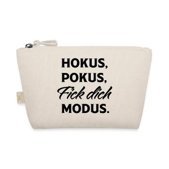 Hocus Pocus Fuck You Mode Saying - Organic Pouch - nature - Front