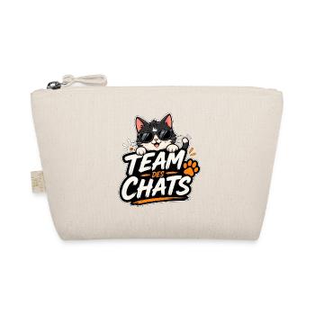 Team des Chats Cool avec Lunettes - Trousse biologique - nature - Devant