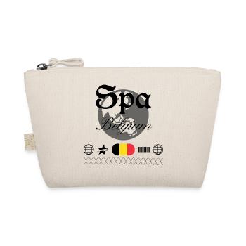 Spa Belgique Streetwear Souvenir de voyage Vintage - Trousse biologique - nature - Devant