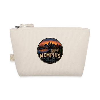 Souvenir rétro de voyage à Memphis Bluff City - Trousse biologique - nature - Devant