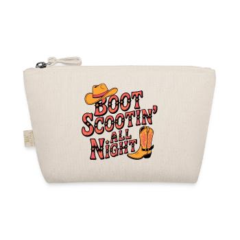 Line Dance Boot Scootin - Bio-Täschchen - Natur - Vorne