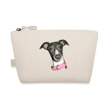 Chien Lévrier Italien Greyhound Collier rose - Trousse biologique - nature - Devant