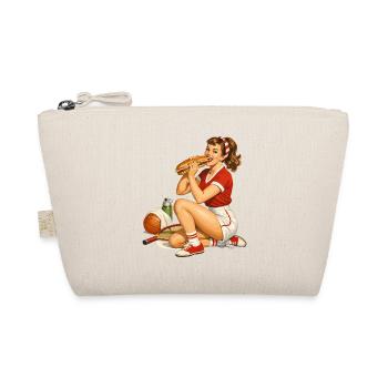 Déjeuner sportif rétro Pin-Up : design Funny Eater - Trousse biologique - nature - Devant