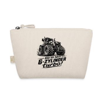 TurboTraktor Kraftspruch - Bio-Täschchen - Natur - Vorne