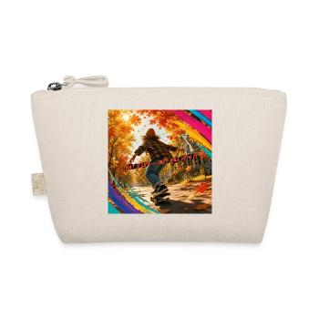 Autumn Skate: Enjoy Life Rolling - Organic Pouch - nature - Front