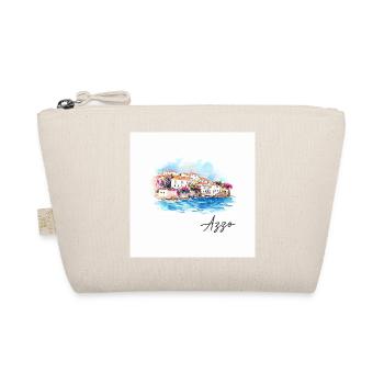 Aquarelle du port côtier d’Azzo - Trousse biologique - nature - Devant
