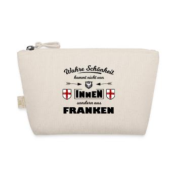 Heraldisches Schildtrio Franken - Bio-Täschchen - Natur - Vorne