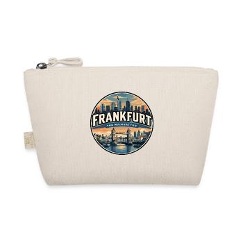 Retro-Frankfurter Mainabzeichen - Bio-Täschchen - Natur - Vorne