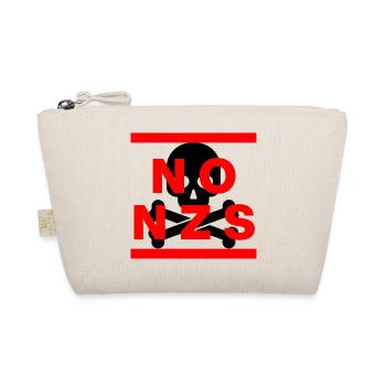 NO NZS NEVER AGAIN ANTI-FASCISM NO AFD BLACK - Organic Pouch - nature - Front