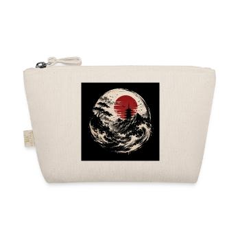 Japanese Wave Sunset - Organic Pouch - nature - Front
