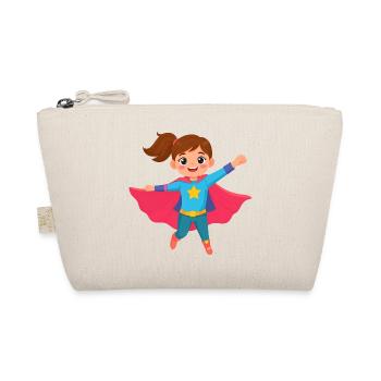 Little Kawaii Superheroine Flying – Conception - Trousse biologique - nature - Devant