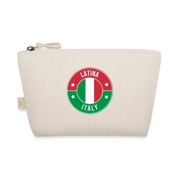 Latina Italy Crest - Organic Pouch - nature - Front