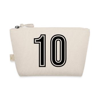 10 Number Symbol - Organic Pouch - nature - Front