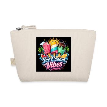 Kolorowe Lody Tropikalne - Organic Pouch - nature - Front