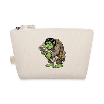 Troll avide avec clavier - Trousse biologique - nature - Devant