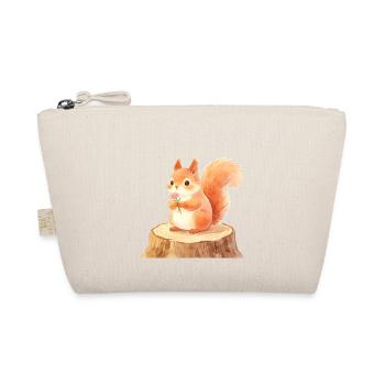 Un mignon écureuil dans la forêt printanière avec des fleurs - Trousse biologique - nature - Devant