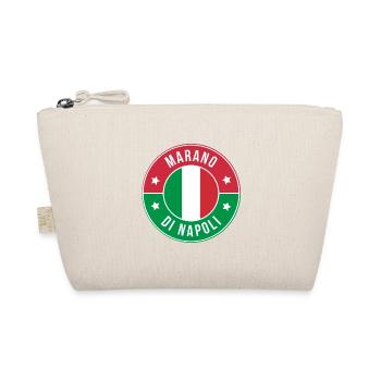 Marano di Napoli Round Emblem - Organic Pouch - nature - Front