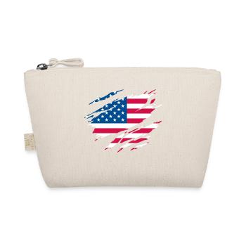 United States American Flag - Organic Pouch - nature - Front