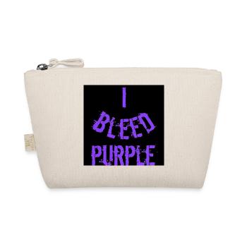 Je saigne Purple Grunge Texte - Trousse biologique - nature - Devant