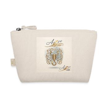 Golden Scorpio Star Spell - Organic Pouch - nature - Front