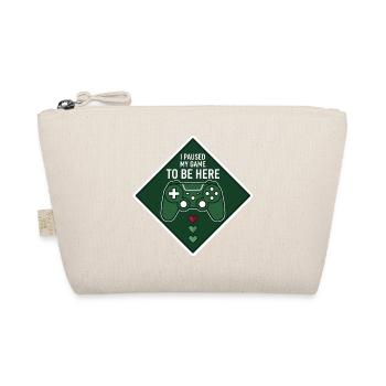 Gamer Break Diamond Logo - Organic Pouch - nature - Front