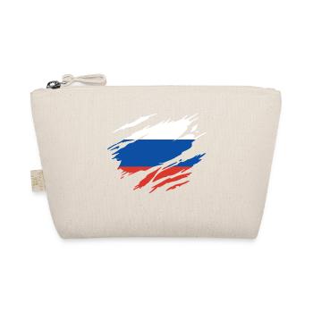 Russia Russian Flag - Organic Pouch - nature - Front