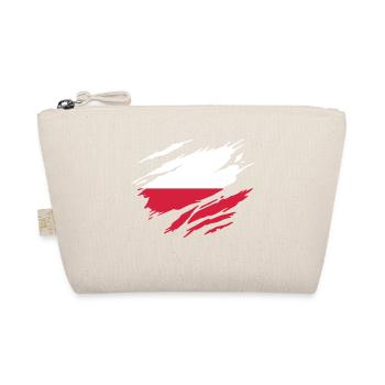 Poland Polish Flag Polish - Organic Pouch - nature - Front
