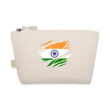 India Indian Flag Indian - Organic Pouch - nature - Front