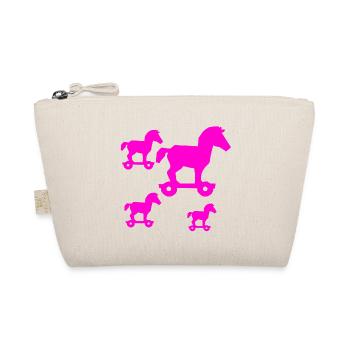 horses - Organic Pouch - nature - Front