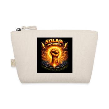 Solar Power Fist - Organic Pouch - nature - Front